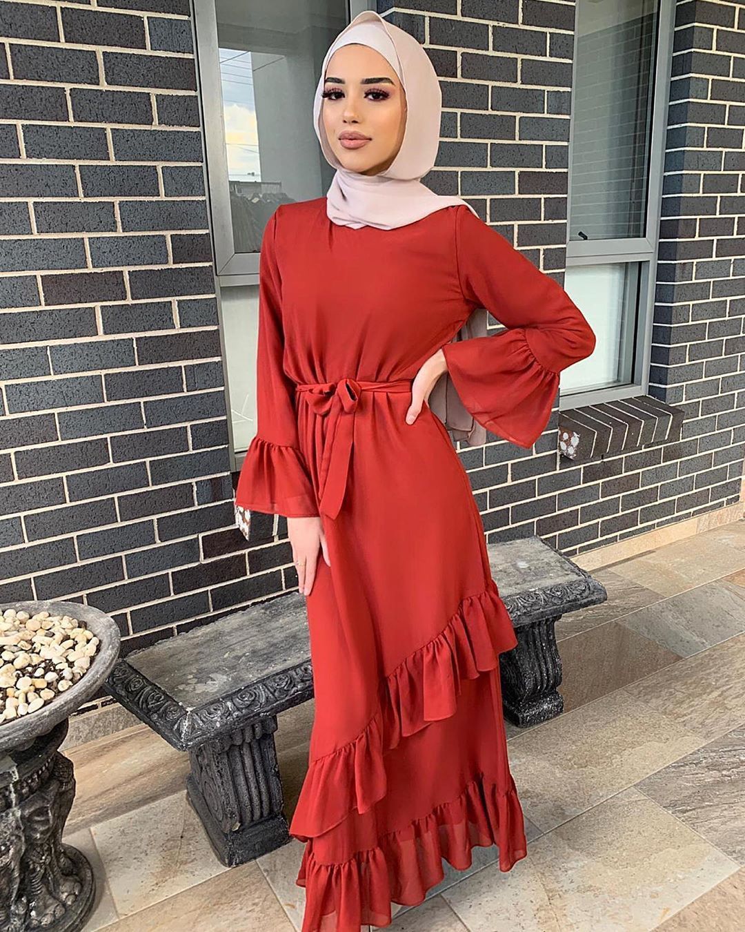Muslim Long Skirt Dress | Arab Robe Girly Dress
