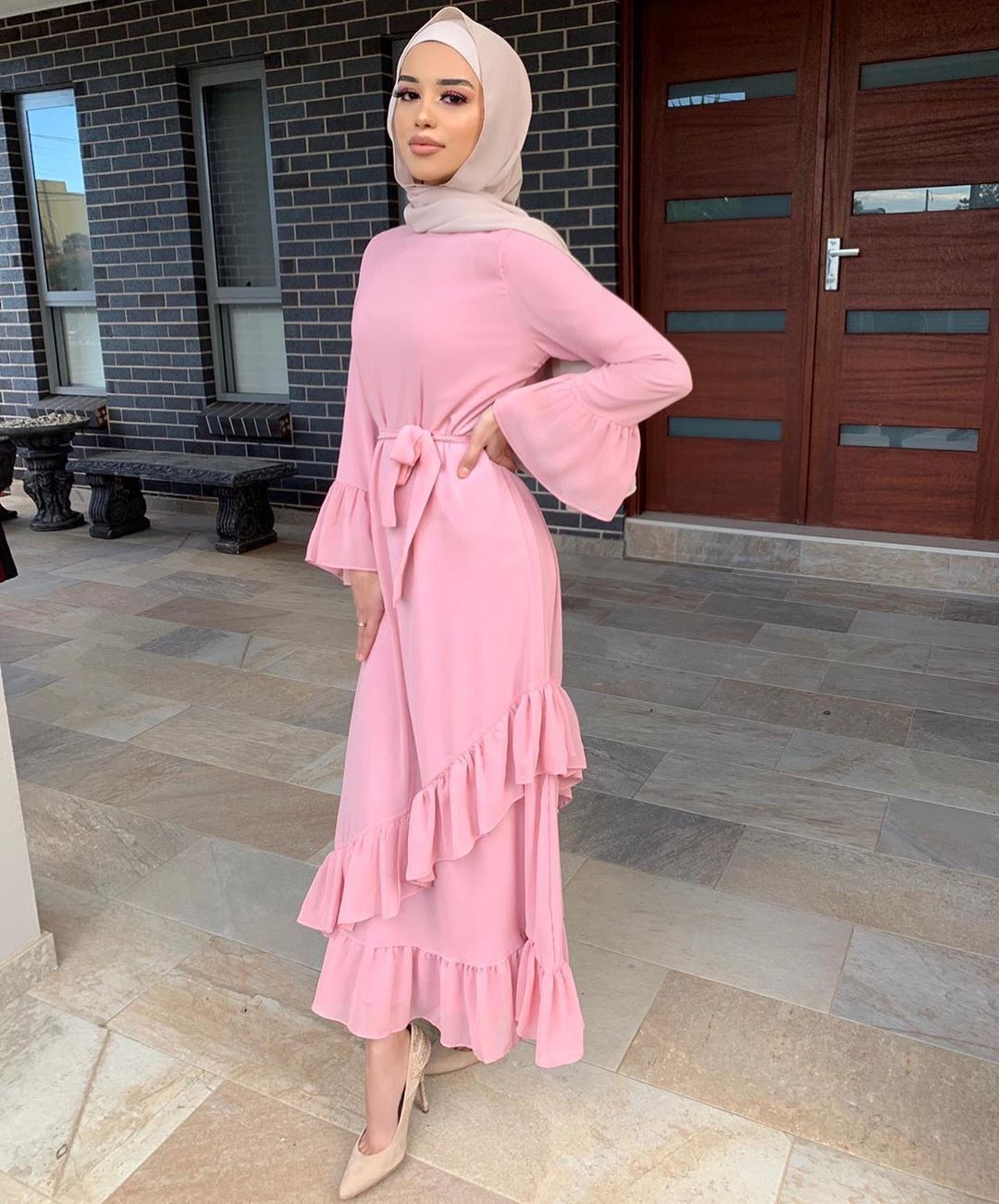Muslim Long Skirt Dress | Arab Robe Girly Dress