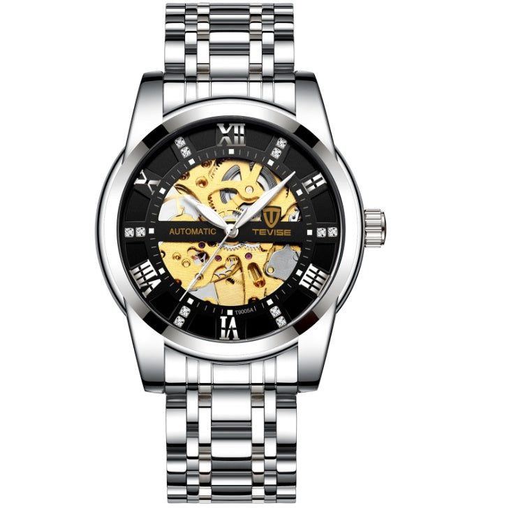 Men’s Luxury Automatic Mechanical Hollow Waterproof Fashion Watch