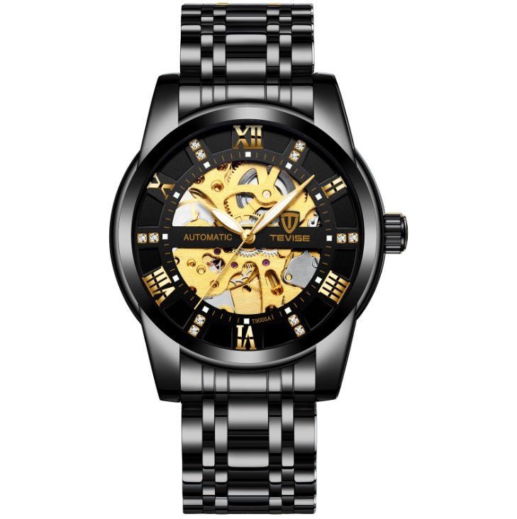 Men’s Luxury Automatic Mechanical Hollow Waterproof Fashion Watch