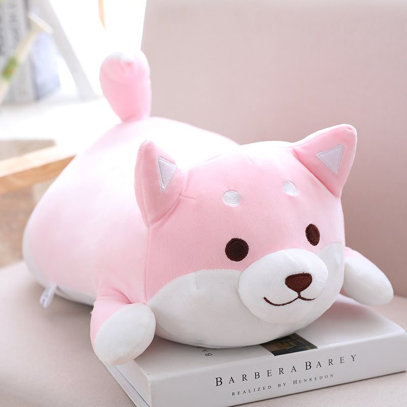 36cm / 55cm Cute Fat Shiba Inu Dog Plush Toy – Soft Stuffed Cartoon Pillow Gift for Kids & Babies