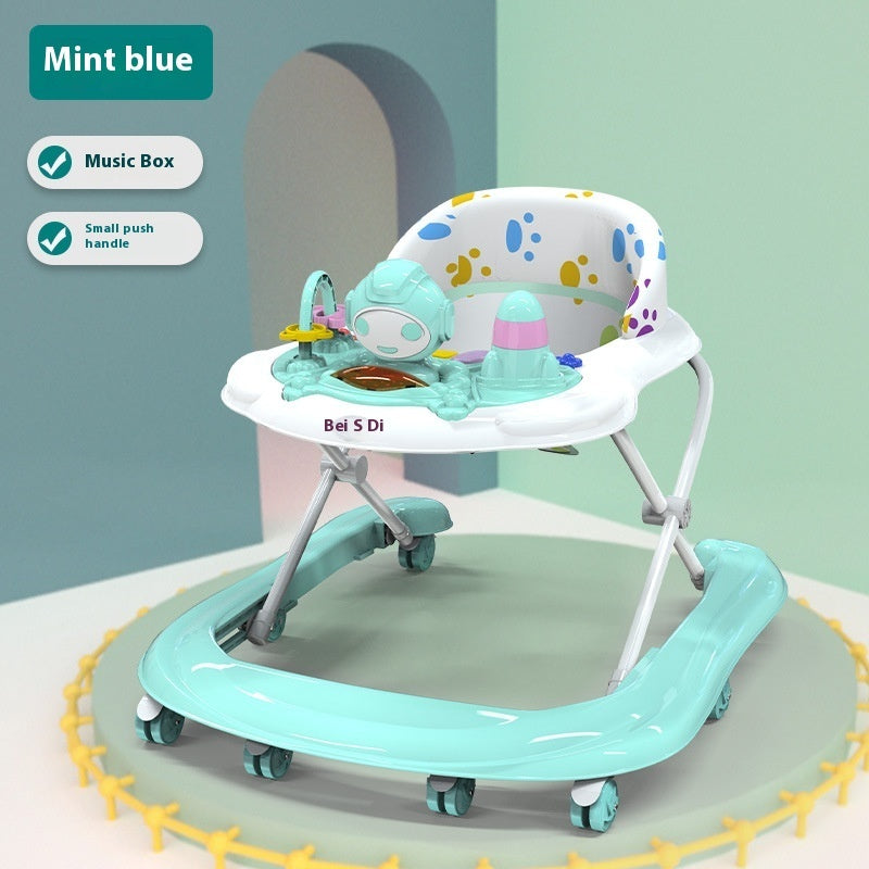 Baby Walker – Multi-functional Hand Push, Anti-O-Leg, Anti-Flip, Convertible Sit & Play