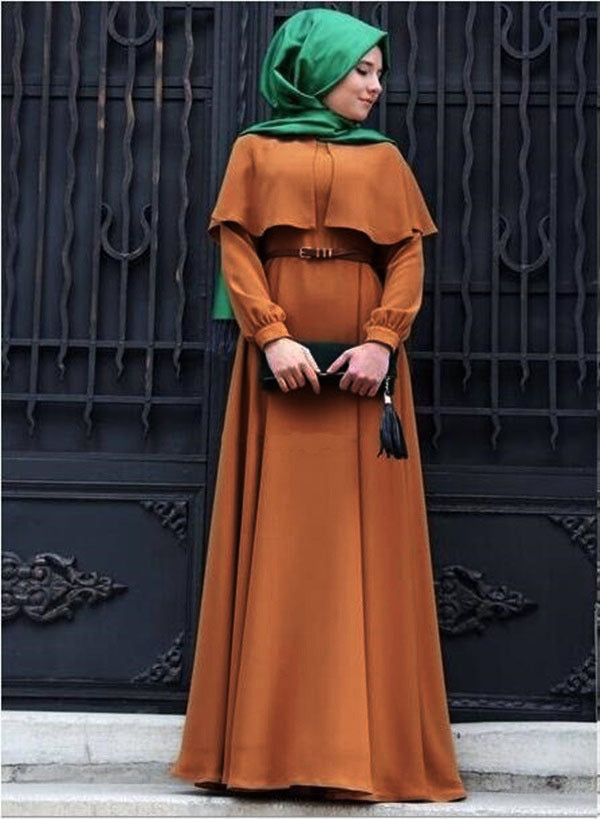 New Muslim Dress Cape Plus Size Women's Clothing Hui Costume Arab National Robe
