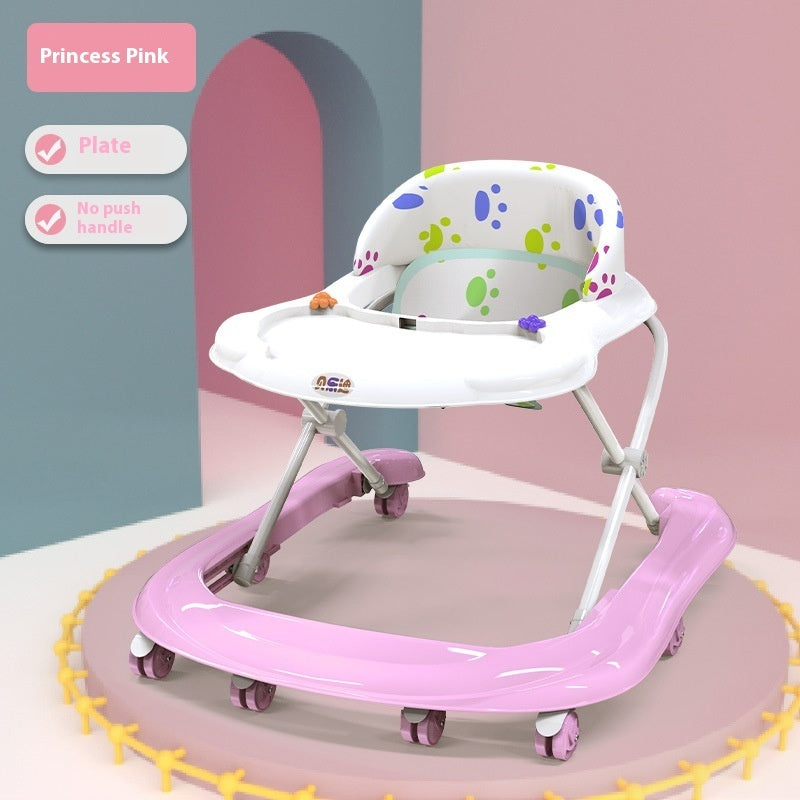 Baby Walker – Multi-functional Hand Push, Anti-O-Leg, Anti-Flip, Convertible Sit & Play