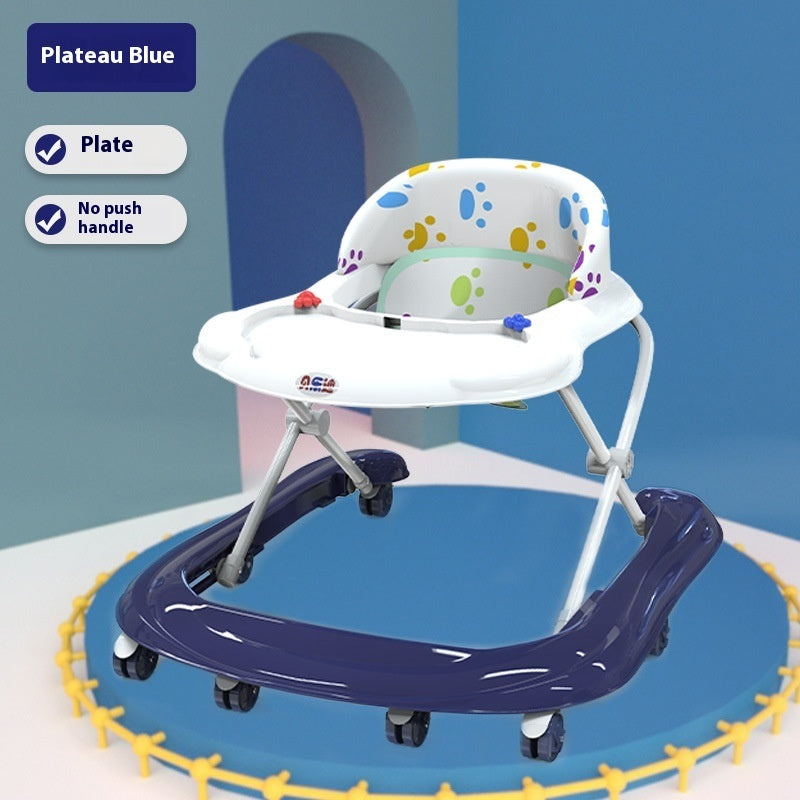 Baby Walker – Multi-functional Hand Push, Anti-O-Leg, Anti-Flip, Convertible Sit & Play