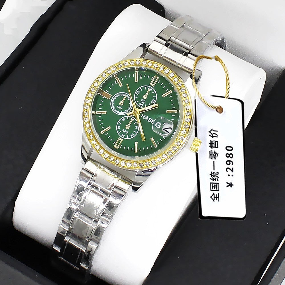 Trendy Korean Style Slim Waterproof Quartz Watch