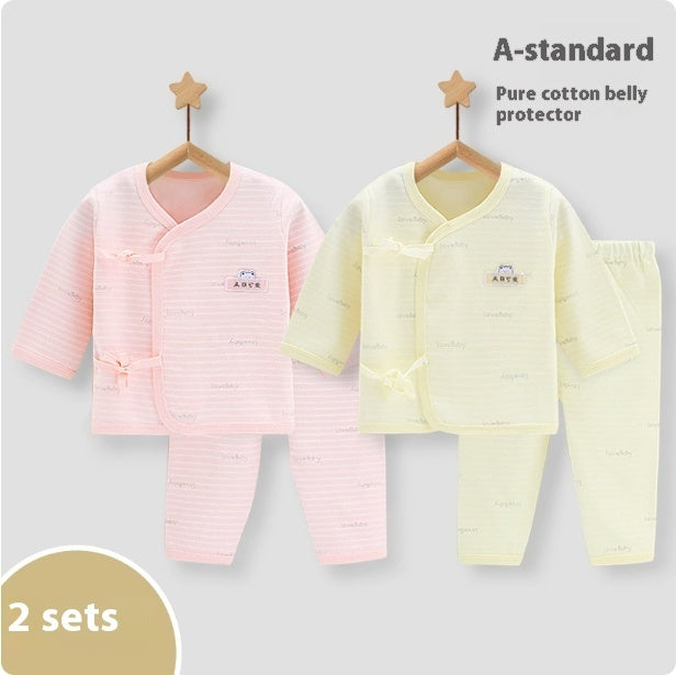 Breathable Cotton Newborn Outfit – Class A Baby Clothing Set