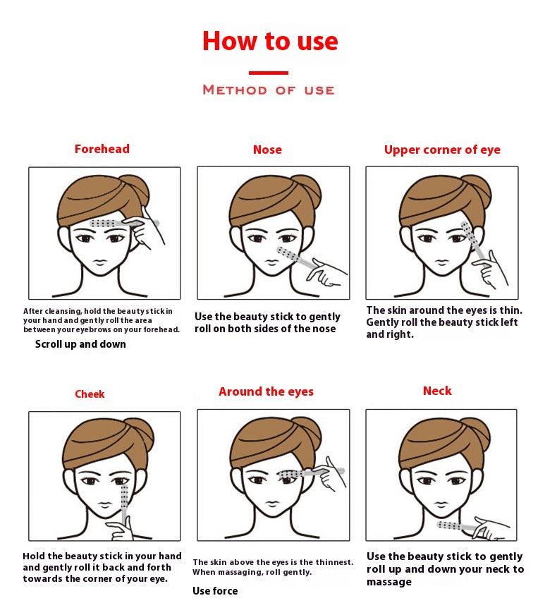 Germanium Particles Roller – Eye & Face Beauty Massage Instrument