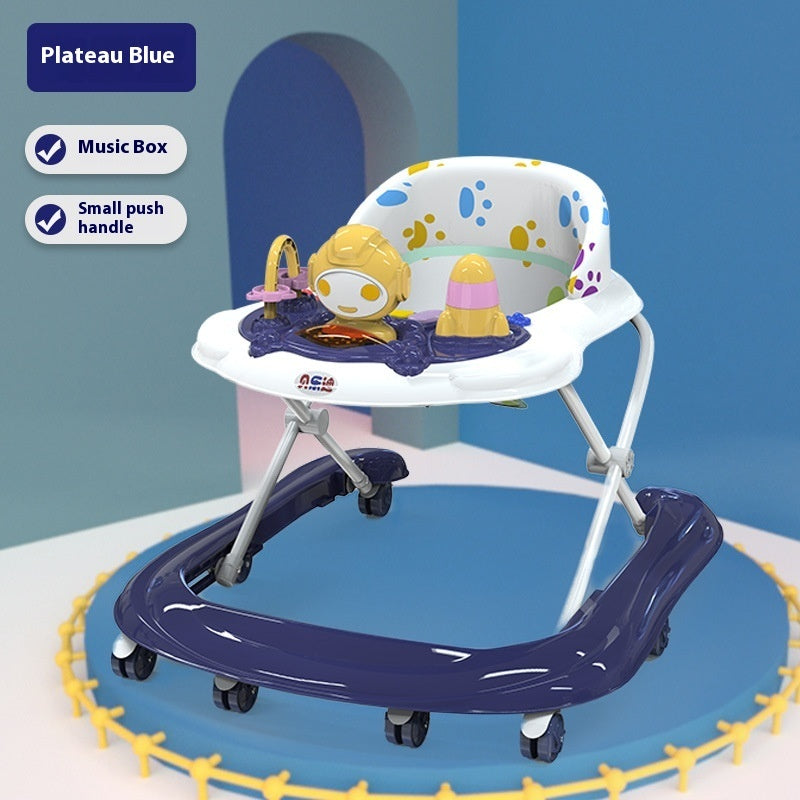 Baby Walker – Multi-functional Hand Push, Anti-O-Leg, Anti-Flip, Convertible Sit & Play