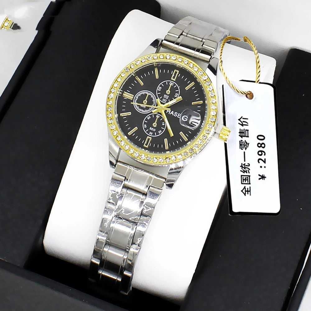 Trendy Korean Style Slim Waterproof Quartz Watch