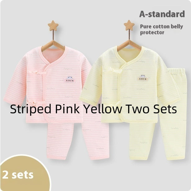 Breathable Cotton Newborn Outfit – Class A Baby Clothing Set