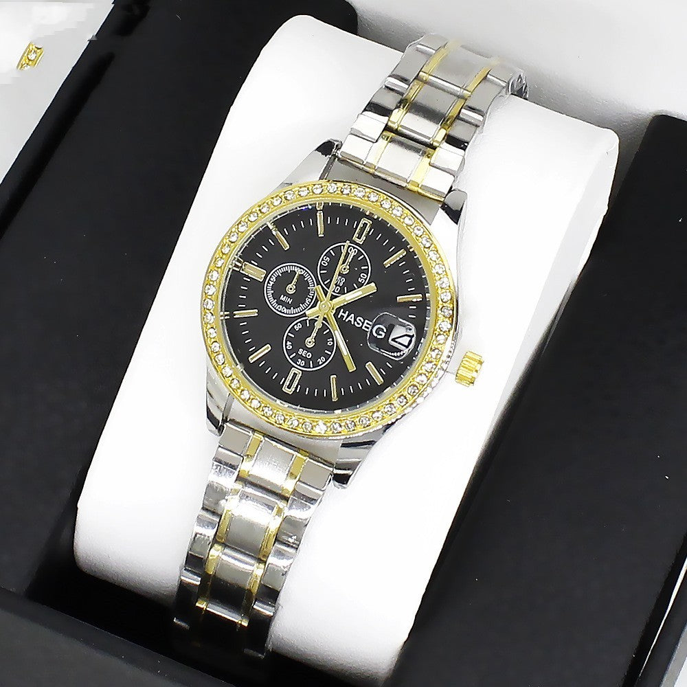 Trendy Korean Style Slim Waterproof Quartz Watch