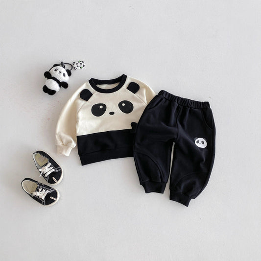 Baby Panda Outfit  – Long Sleeve Western Style