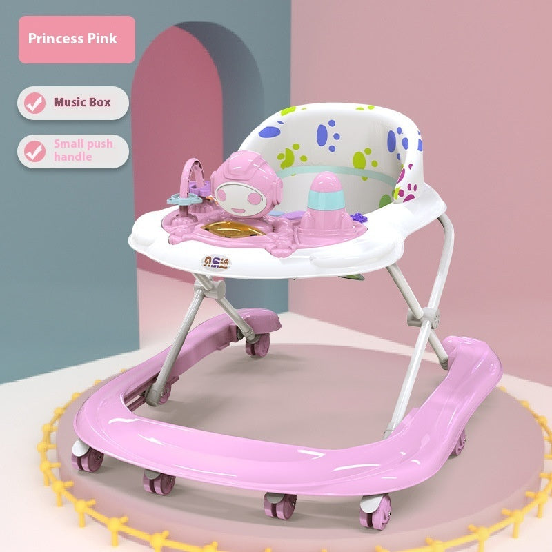 Baby Walker – Multi-functional Hand Push, Anti-O-Leg, Anti-Flip, Convertible Sit & Play