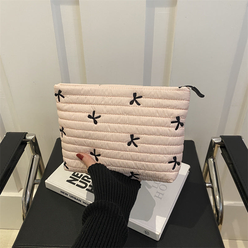 Oxford Cloth Butterfly Print Clutch For Women | حقيبة نسائية قماش أوكسفورد بطبعة فراشة