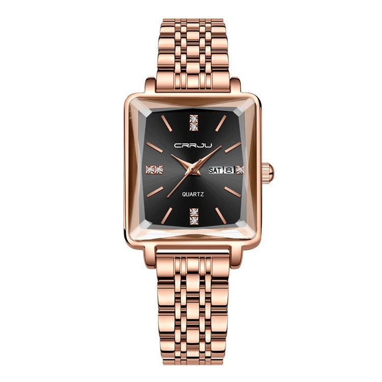 Stylish Business Steel Belt Waterproof Women’s Watch