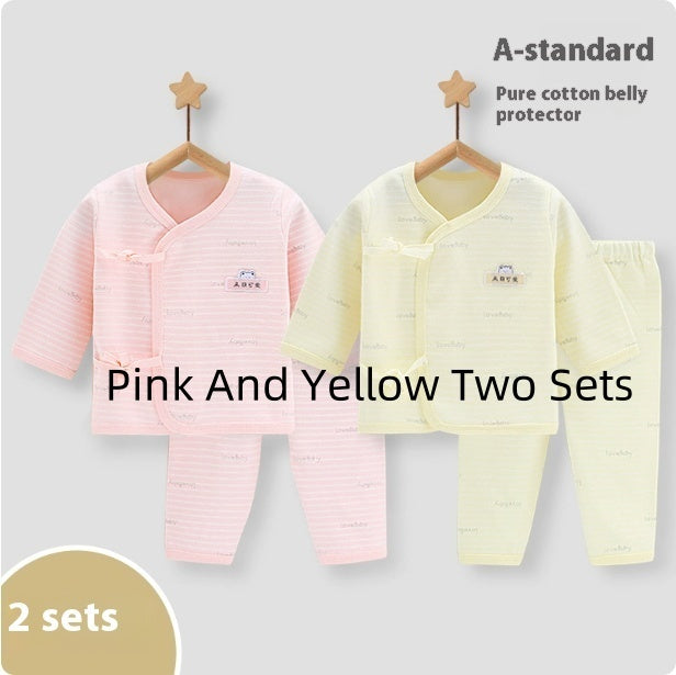 Breathable Cotton Newborn Outfit – Class A Baby Clothing Set