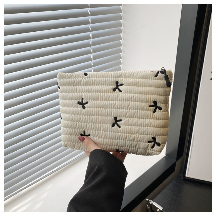 Oxford Cloth Butterfly Print Clutch For Women | حقيبة نسائية قماش أوكسفورد بطبعة فراشة