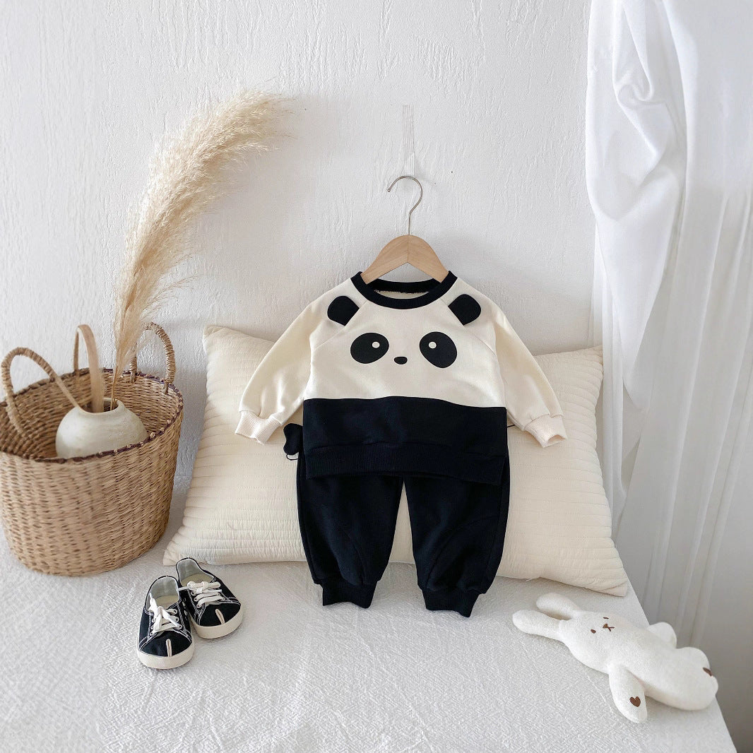 Baby Panda Outfit  – Long Sleeve Western Style