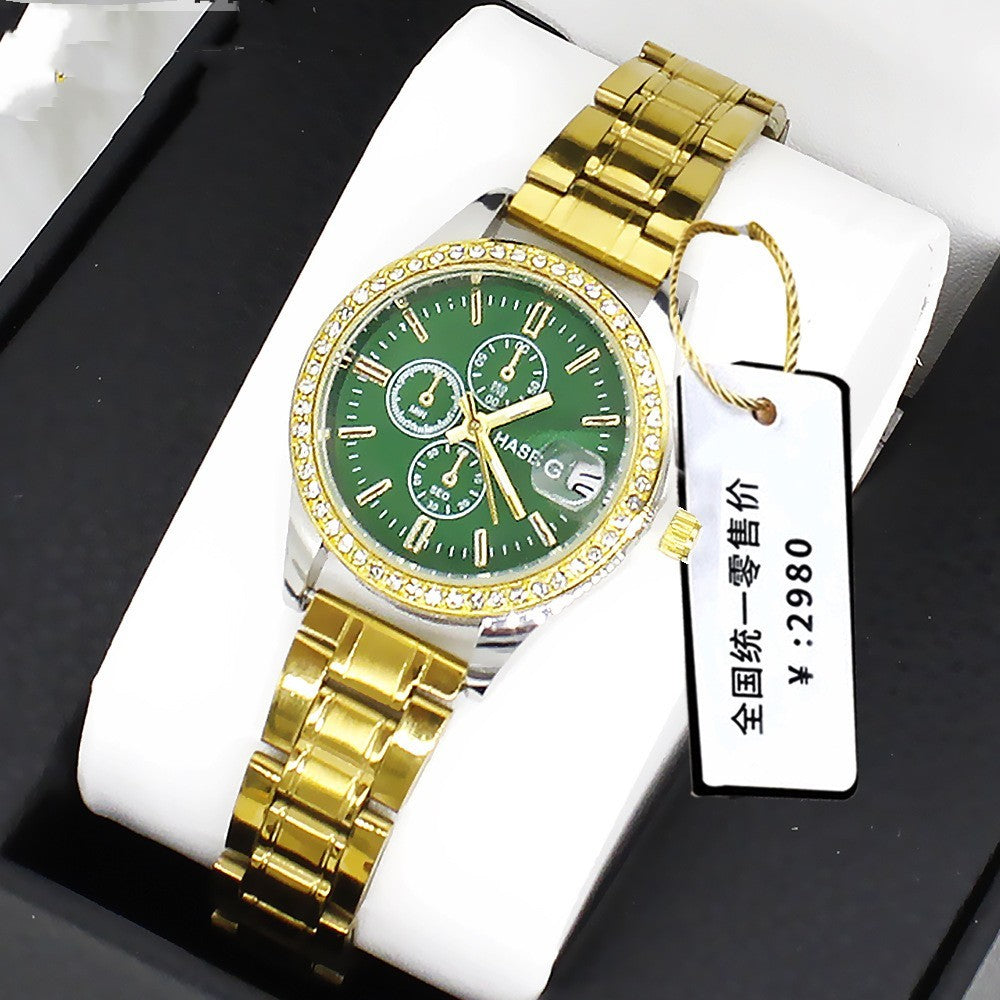 Trendy Korean Style Slim Waterproof Quartz Watch