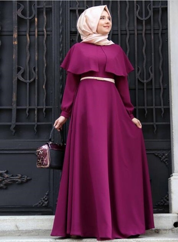 New Muslim Dress Cape Plus Size Women's Clothing Hui Costume Arab National Robe