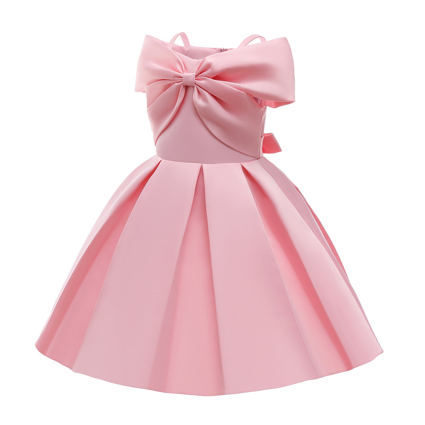 Girls' Summer Princess Dress with Suspenders – Elegant Party & Casual Wear