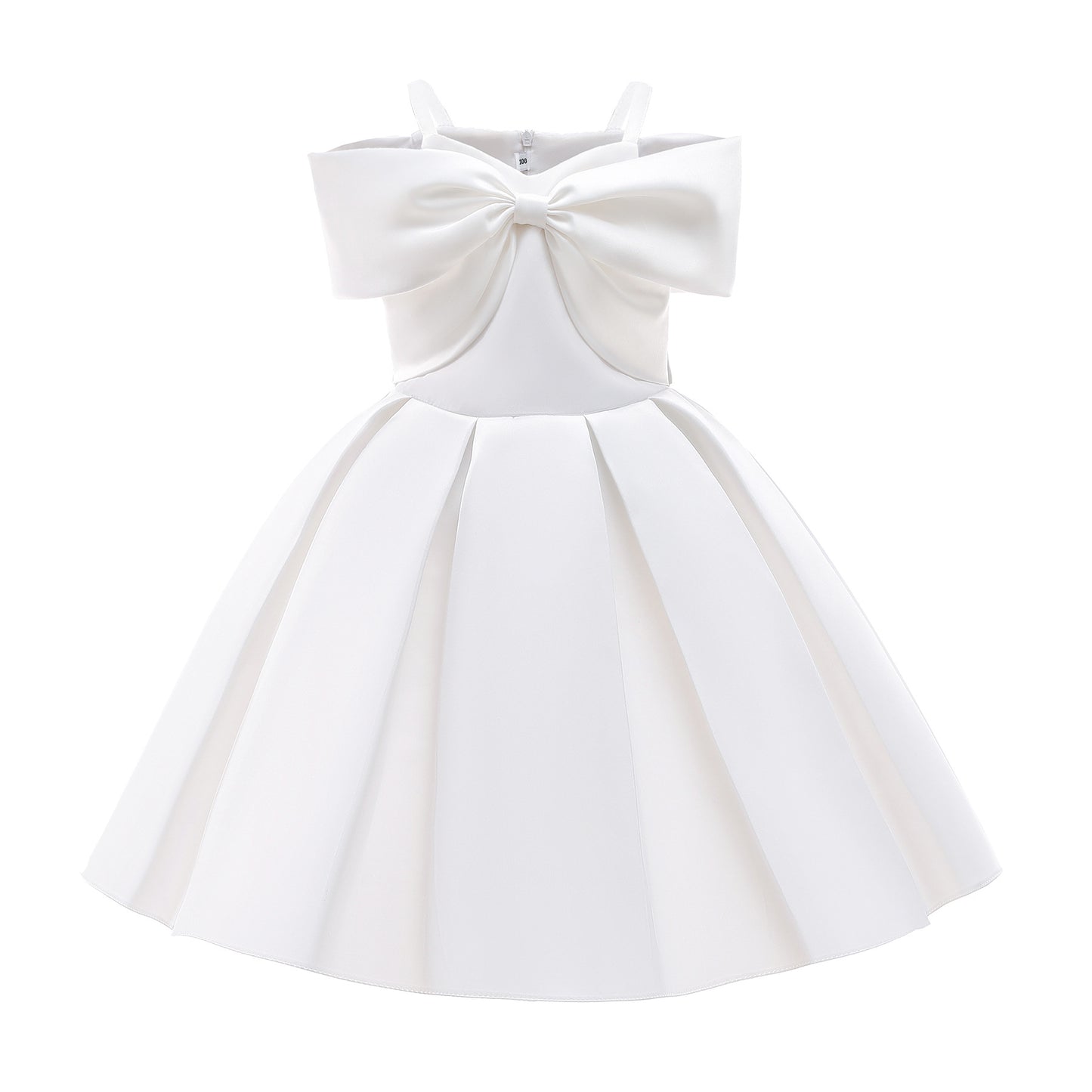 Girls' Summer Princess Dress with Suspenders – Elegant Party & Casual Wear
