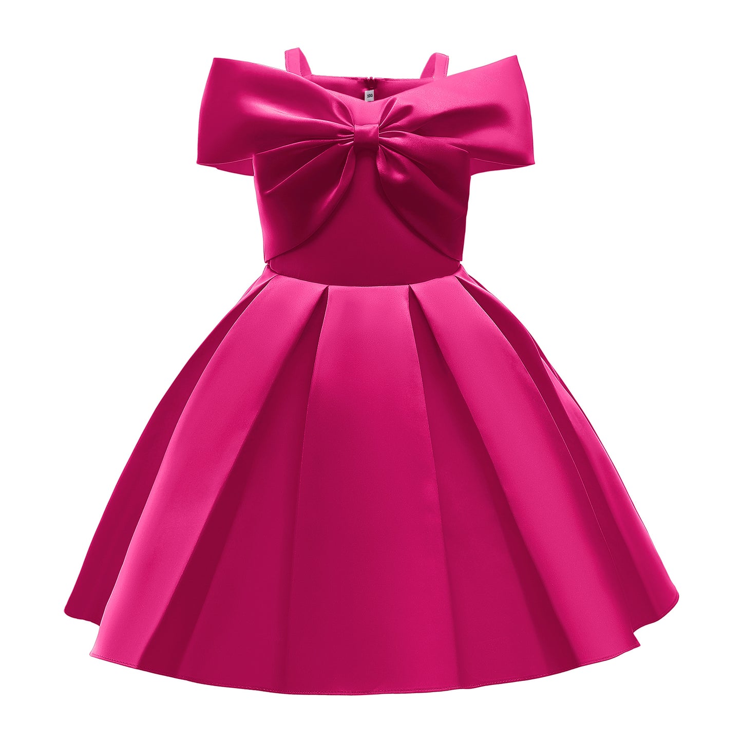 Girls' Summer Princess Dress with Suspenders – Elegant Party & Casual Wear
