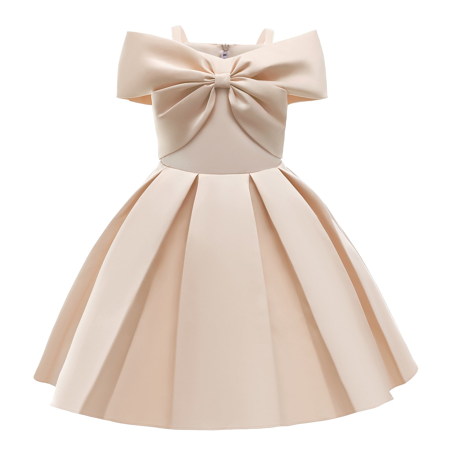 Girls' Summer Princess Dress with Suspenders – Elegant Party & Casual Wear