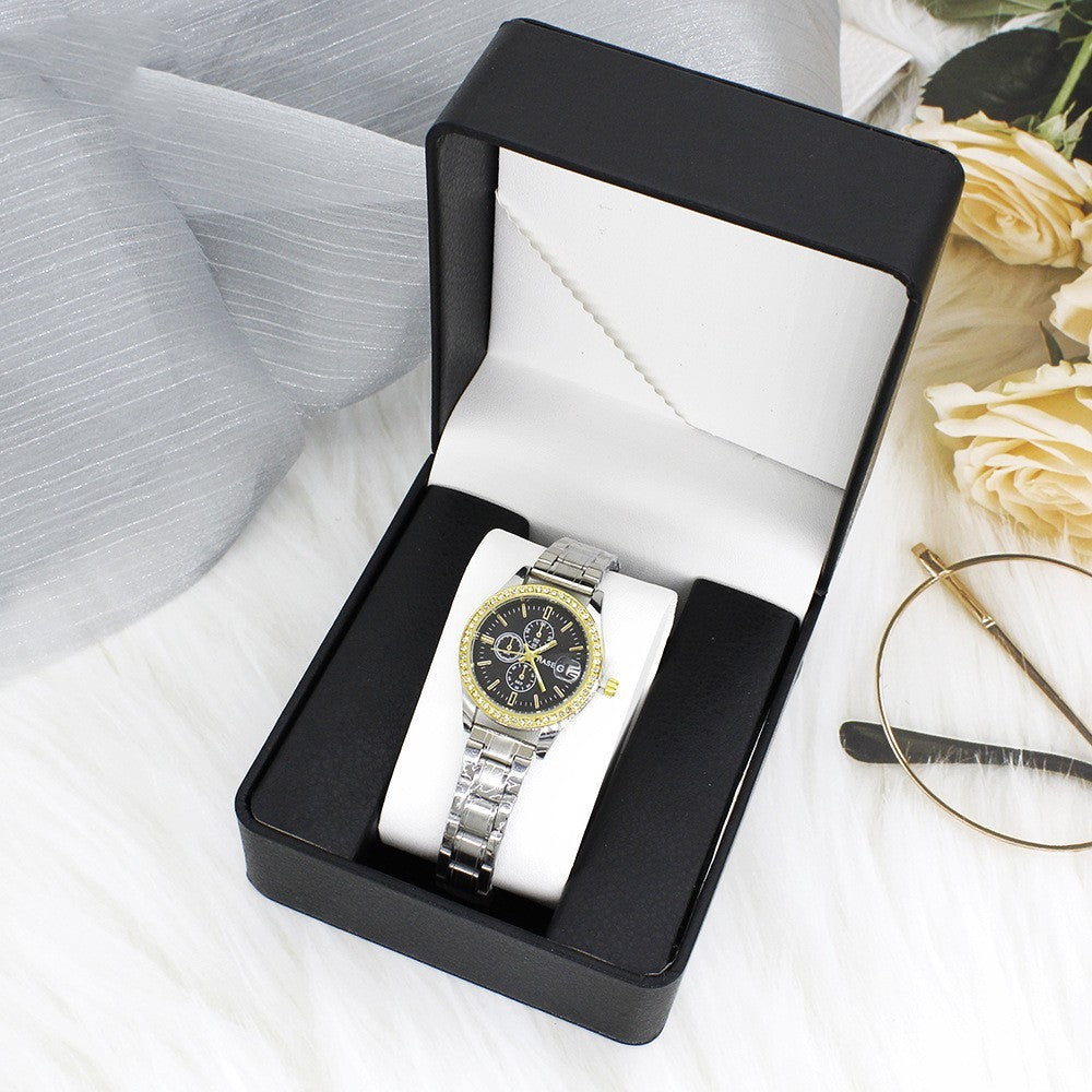 Trendy Korean Style Slim Waterproof Quartz Watch