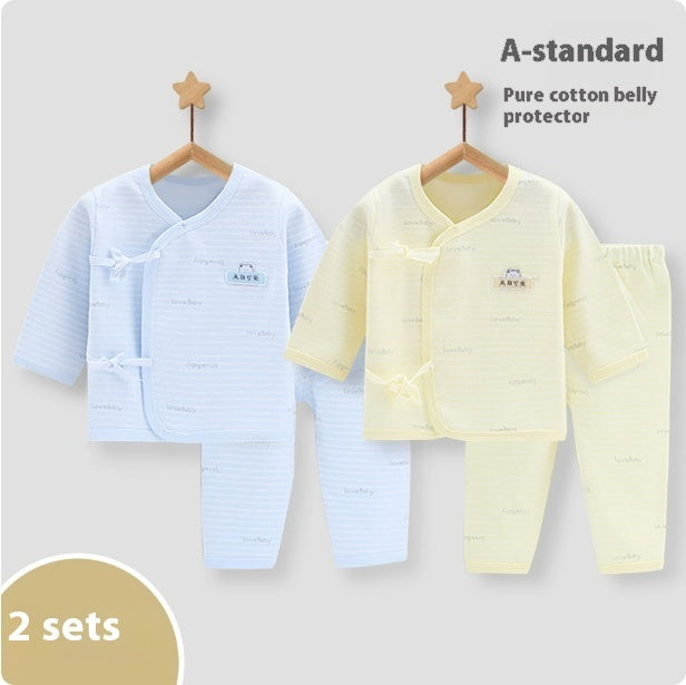 Breathable Cotton Newborn Outfit – Class A Baby Clothing Set