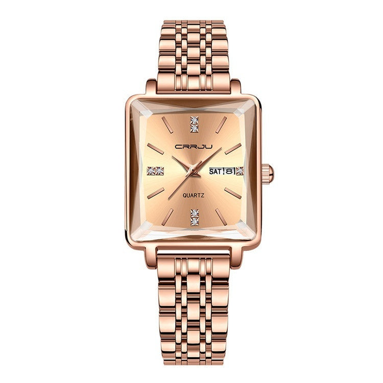 Stylish Business Steel Belt Waterproof Women’s Watch