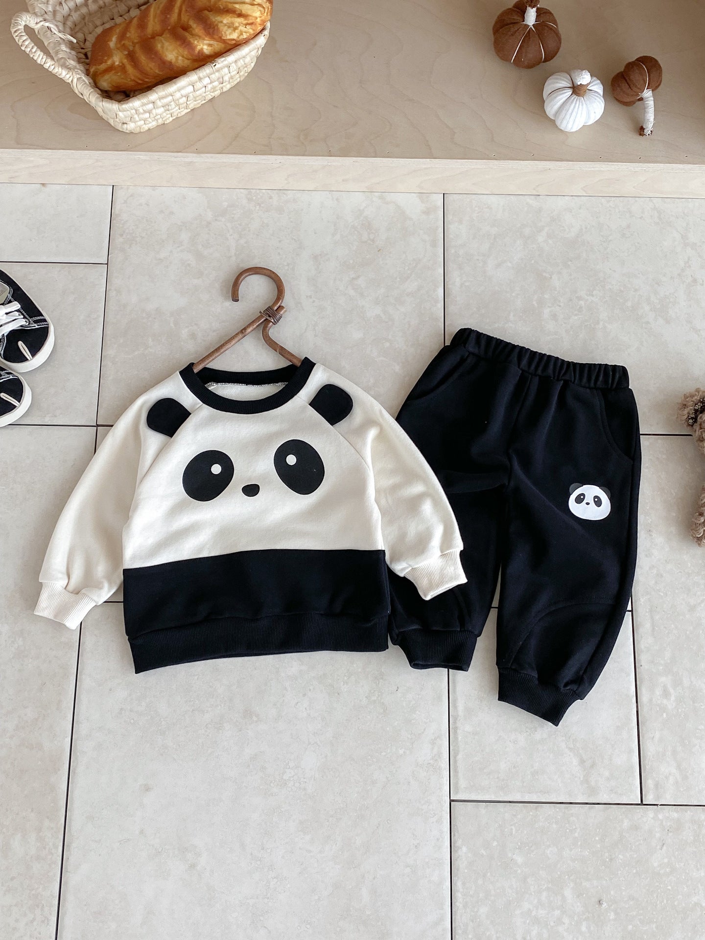 Baby Panda Outfit  – Long Sleeve Western Style