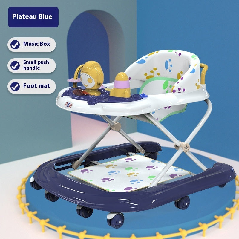 Baby Walker – Multi-functional Hand Push, Anti-O-Leg, Anti-Flip, Convertible Sit & Play