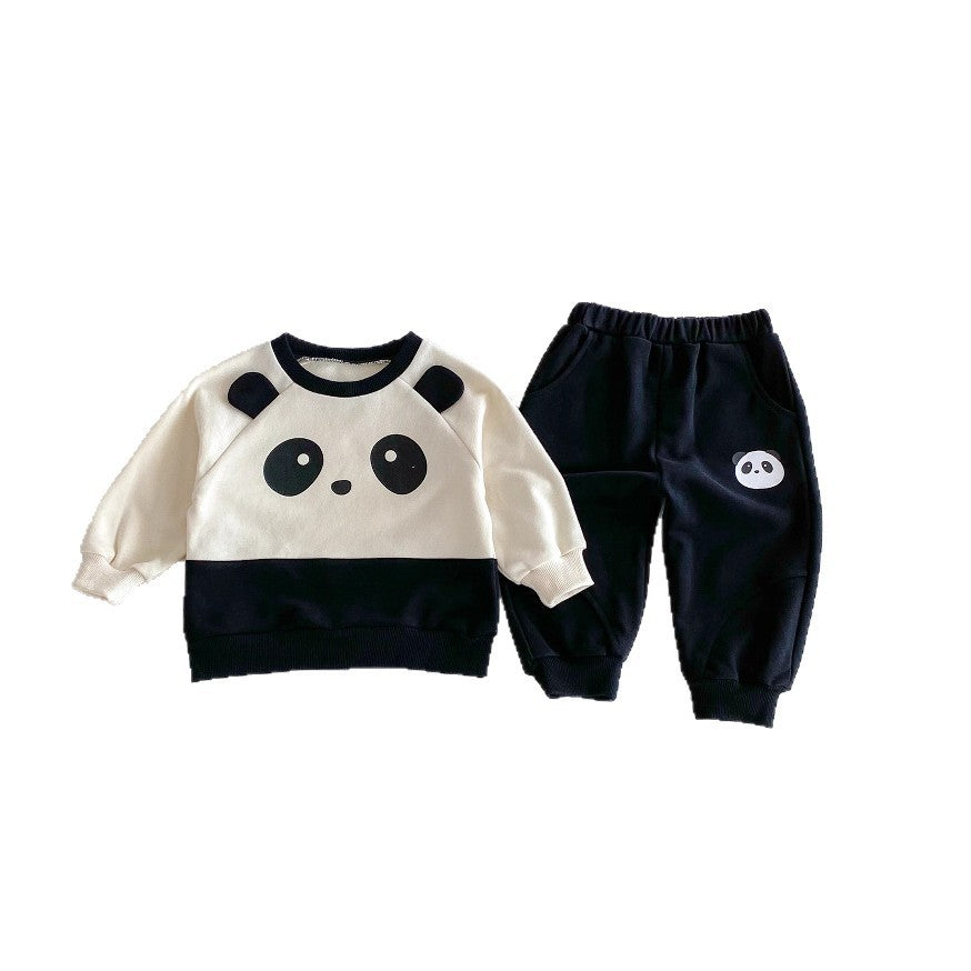 Baby Panda Outfit  – Long Sleeve Western Style