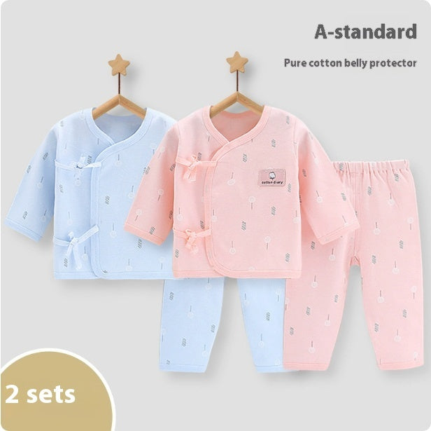Breathable Cotton Newborn Outfit – Class A Baby Clothing Set